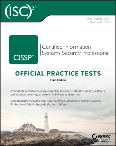 Cover for Chapple, Mike (University of Notre Dame) · (ISC)2 CISSP Certified Information Systems Security Professional Official Practice Tests (Paperback Book) (2021)