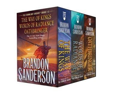 Cover for Brandon Sanderson · Stormlight Archive MM Boxed Set I, Books 1-3 : The Way of Kings, Words of Radiance, Oathbringer (Paperback Book) (2020)