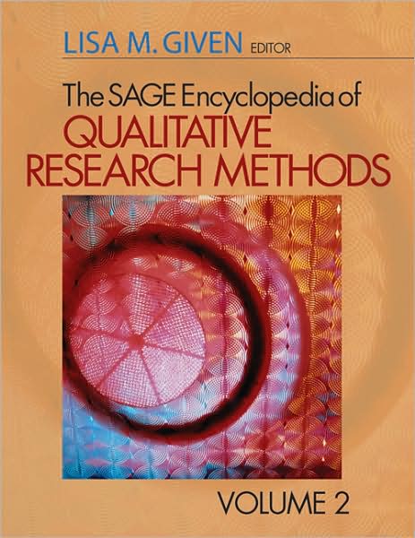 Cover for Lisa M. Given · The SAGE Encyclopedia of Qualitative Research Methods (Hardcover bog) (2008)