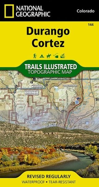 Durango / Cortez: Trails Illustrated - National Geographic Maps - Livros - National Geographic Maps - 9781566954631 - 2023