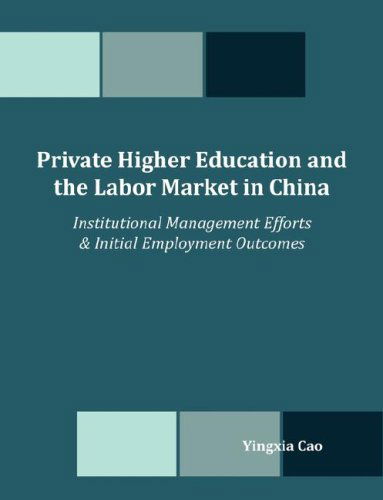 Private Higher Education and the Labor Market in China: Institutional Management Efforts & Initial Employment Outcomes - Yingxia Cao - Books - Dissertation.Com - 9781599426631 - May 19, 2008