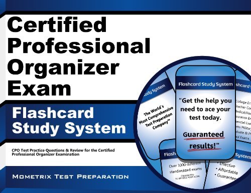 Cover for Cpo Exam Secrets Test Prep Team · Certified Professional Organizer Exam Flashcard Study System: Cpo Test Practice Questions &amp; Review for the Certified Professional Organizer Examination (Cards) (Paperback Bog) (2023)