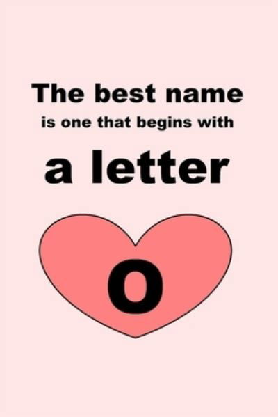 Cover for Letters · The best name is one that begins with a letter O (Taschenbuch) (2019)
