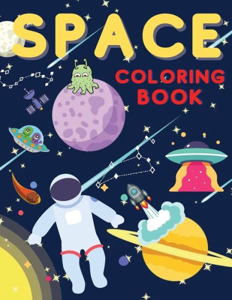 Cover for Moondust Press · Space Coloring Book (Paperback Book) (2021)