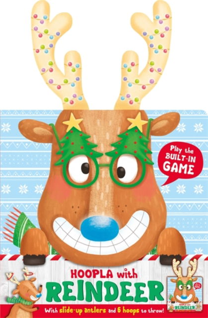 Cover for Igloo Books Ltd · Hoopla with Reindeer (Board book) (2020)