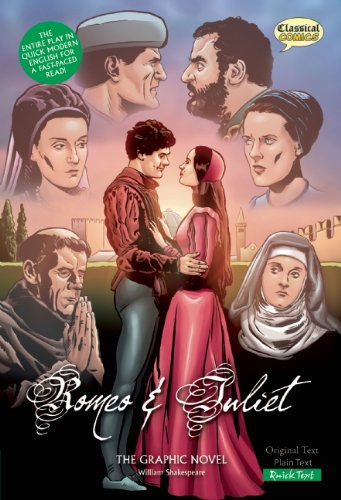 Cover for William Shakespeare · Romeo and Juliet the Graphic Novel: Quick Text (Paperback Book) [Reprint edition] (2009)