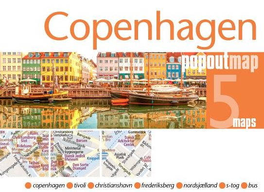 Cover for Popout Map · Copenhagen PopOut Map - PopOut Maps (Map) (2018)