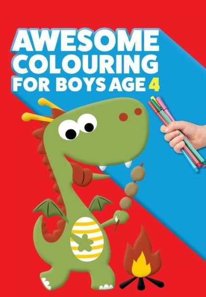 Cover for Mickey Macintyre · Awesome Colouring Book For Boys Age 4 (Paperback Book) (2020)