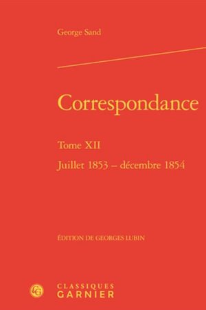 Cover for George Sand · Correspondance (Hardcover Book) (2020)