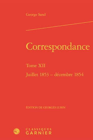 Cover for George Sand · Correspondance (Inbunden Bok) (2020)