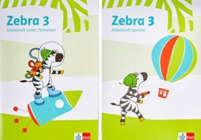 Cover for Zebra - Arbeitsheft Lesen / Schreiben &amp; Arbeitsheft Sprache - Klasse 3 (MERCH) (2019)