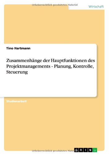 Cover for Hartmann · Zusammenhänge der Hauptfunktio (Book) [German edition] (2011)