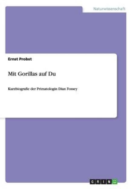 Cover for Ernst Probst · Mit Gorillas Auf Du (Paperback Book) [German edition] (2012)