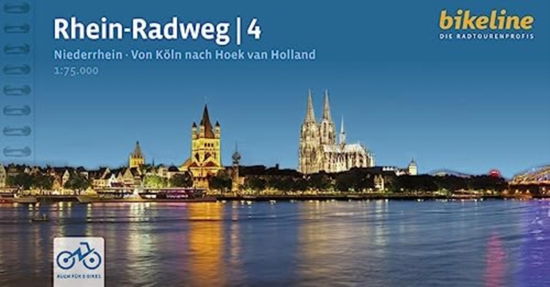 Cover for Rhein Radweg 4 Von Koln nach Hoek van Holland - Radtourenbucher (Spiral Book) (2023)