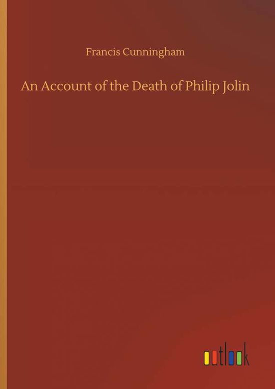 Cover for Cunningham · An Account of the Death of P (Buch) (2018)