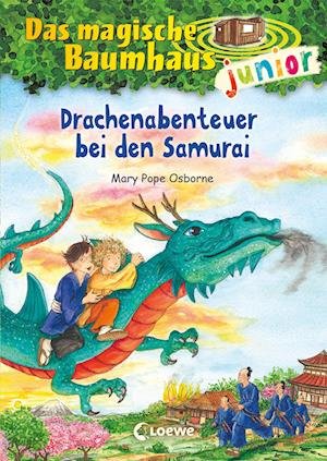 Cover for Mary Pope Osborne · Das magische Baumhaus junior (Band 34) - Drachenabenteuer bei den Samurai (Bok) (2023)