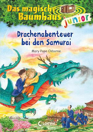 Cover for Mary Pope Osborne · Das magische Baumhaus junior (Band 34) - Drachenabenteuer bei den Samurai (Buch) (2023)