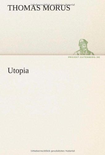 Cover for Thomas Morus · Utopia (Tredition Classics) (German Edition) (Paperback Book) [German edition] (2012)