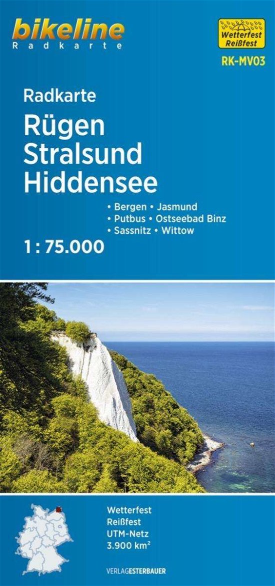 Bikeline: Rügen Stralsund Hiddensee - Esterbauer - Boeken - Esterbauer Verlag - 9783850008631 - 1 april 2020