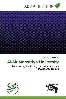 Cover for Evander Luther · Al-Mustansiriya University (Book) (2011)