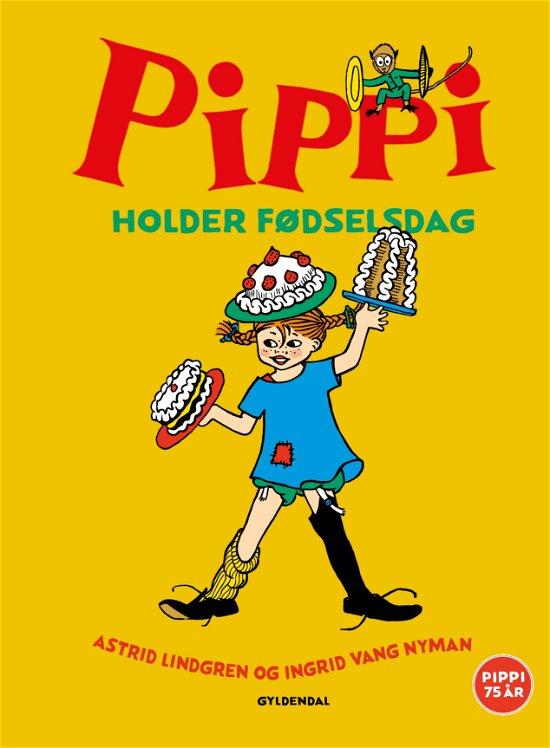 Cover for Astrid Lindgren · Astrid Lindgren: Pippi holder fødselsdag (Inbunden Bok) [1:a utgåva] (2020)