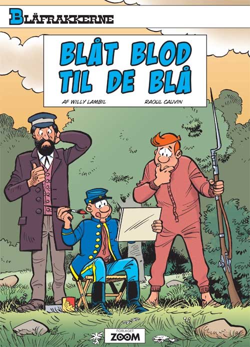 Cover for Willy Lambil; Raoul Cauvin · Blåfrakkerne: Blåfrakkerne: Blåt blod til de blå (Hæftet bog) [1. udgave] (2014)