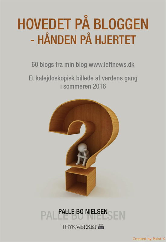 Cover for Palle Bo Nielsen · Hovedet på bloggen - hånden på hjertet (Sewn Spine Book) [1st edition] (2016)