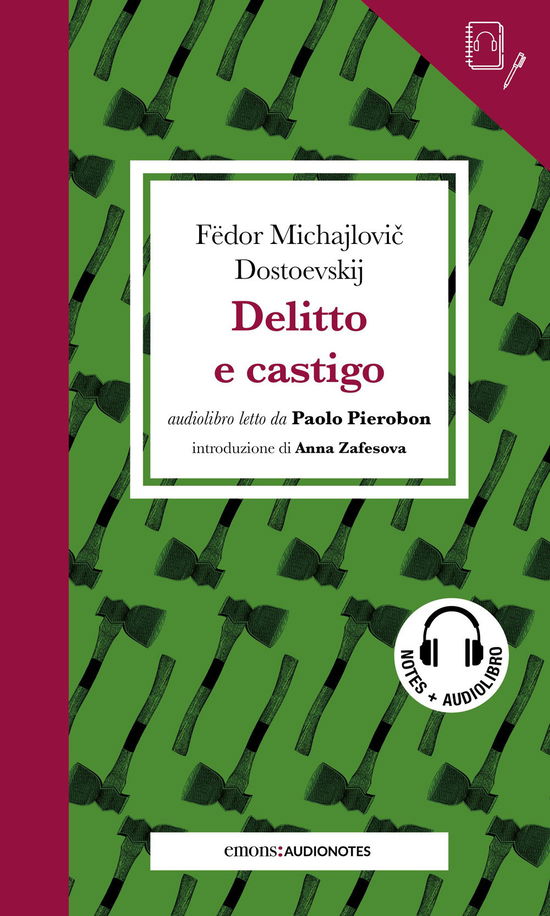 Cover for Fëdor Dostoevskij · Delitto E Castigo Letto Da Paolo Pierobon. Con Audiolibro (Book)