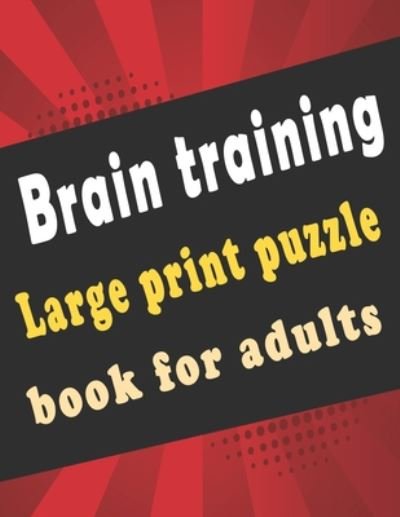 Cover for Bk Mixed Puzzle Books · Large Print Puzzle Book for Adults (Paperback Bog) (2020)
