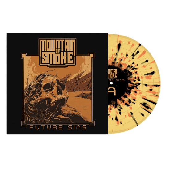 Cover for Mountain of Smoke · Future Sins (Yellow / Orange / Black Splatter Vinyl) (LP) (2021)