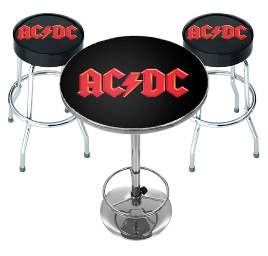 Logo Bar Set (Table & 2 X Bar Stools) - AC/DC - Merchandise - ROCK SAX - 0712198719632 - June 1, 2021