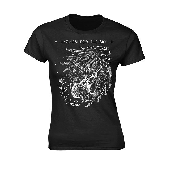 Cover for Harakiri for the Sky · Arson White (T-shirt) [size XL] [Black edition] (2021)