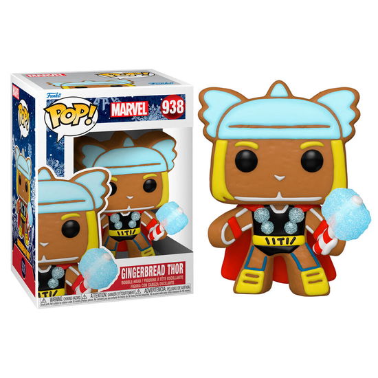 Funko  Marvel Marvel Holiday Gingerbread Thor POP Vinyl Toys - Funko  Marvel Marvel Holiday Gingerbread Thor POP Vinyl Toys - Fanituote - FUNKO UK LTD - 0889698506632 - keskiviikko 22. joulukuuta 2021