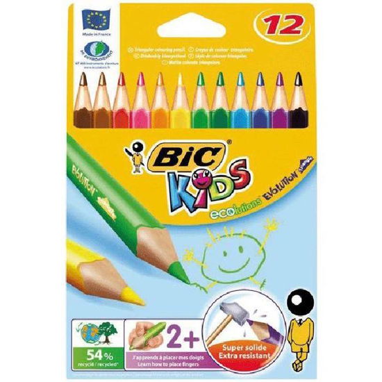 BIC Kids ECOlutions Evolution Triangle 12st. - Bic - Merchandise - Bic - 3086124001632 - 3. januar 2017