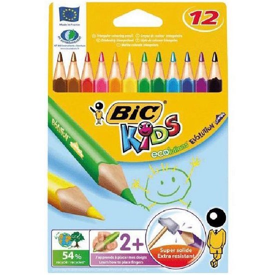 BIC Kids ECOlutions Evolution Triangle 12st. - Bic - Merchandise - Bic - 3086124001632 - 3. januar 2017
