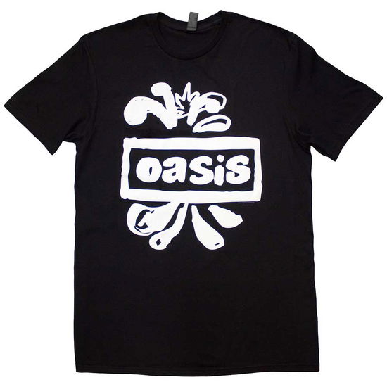 Oasis Unisex T-Shirt: Logo Splat - Oasis - Gadżety -  - 5056737260632 - 13 czerwca 2024