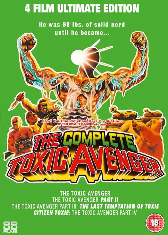Cover for (UK-Version evtl. keine dt. Sprache) · Complete Toxic Avenger (DVD) (2016)