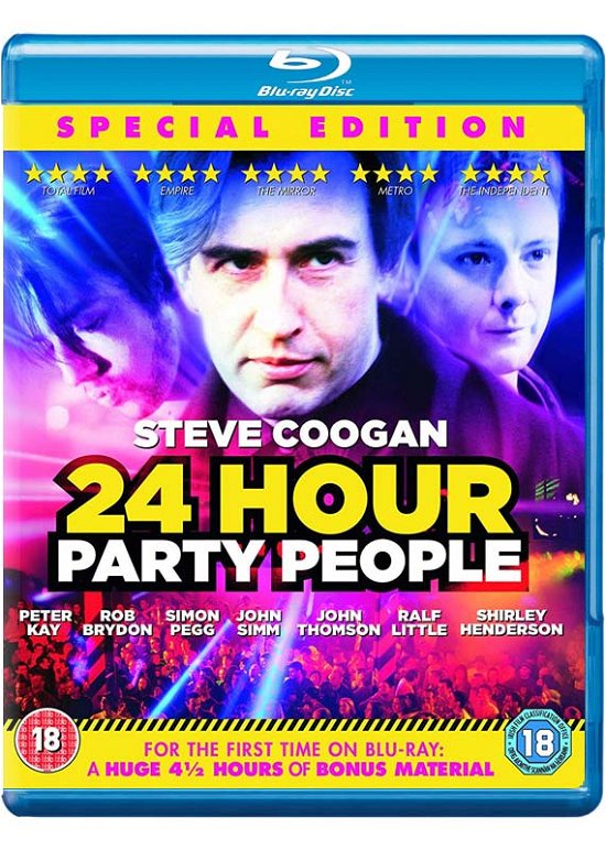 24 Hour Party People  Special Edition - 24 Hour Party People Spec Ed BD - Filmes - Kaleidoscope - 5060192819632 - 3 de junho de 2019