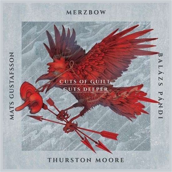 Cover for Merzbow / Mats Gustafsson / Balazs Pandi · Cuts Of Guilt Cuts Deeper (CD) (2015)