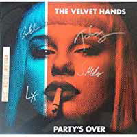 Cover for Velvet Hands · Partys Over (LP) [Coloured edition] (2018)