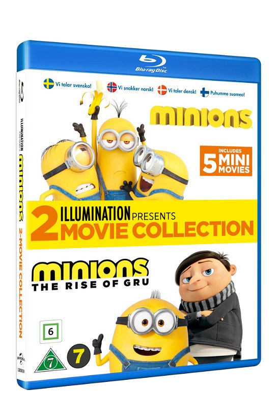 Cover for Minions · Minions 1&amp;2 (Blu-ray) (2022)