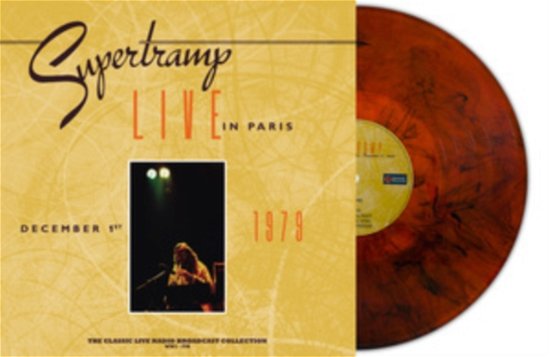 Cover for Supertramp · Live In Paris 1979 (Red Marble Vinyl) (LP) (2023)