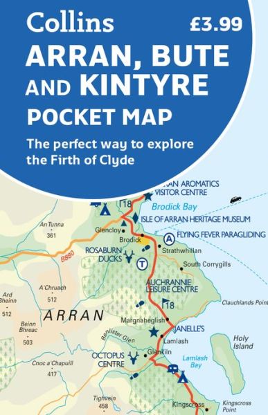 Cover for Collins Maps · Arran, Bute and Kintyre Pocket Map: The Perfect Way to Explore the Firth of Clyde (Map) (2022)