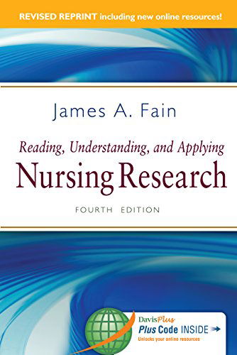 Cover for James A. Fain · Reading, Understanding, and Applying Nursing Research, Revised Reprint (Paperback Book) (2014)