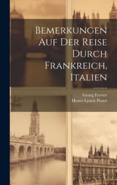 Cover for Hester Lynch Piozzi · Bemerkungen Auf der Reise Durch Frankreich, Italien (Book) (2023)
