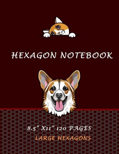 Cover for Isometric Hexagon Graph &amp; Grid Paper Exp · Hexagon Notebook 8.5 x 11 120 Pages Large Hexagons (Paperback Book) (2019)