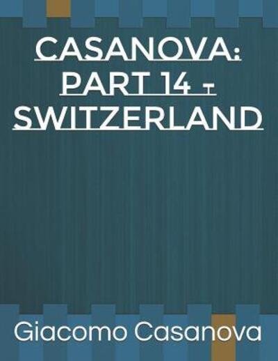 Cover for Giacomo Casanova · Casanova (Paperback Book) (2019)