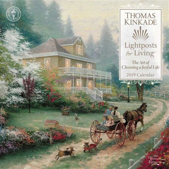Cover for Thomas Kinkade · Thomas Kinkade Lightposts for Living 2019 Square Wall Calend (Hardcover bog) (2018)