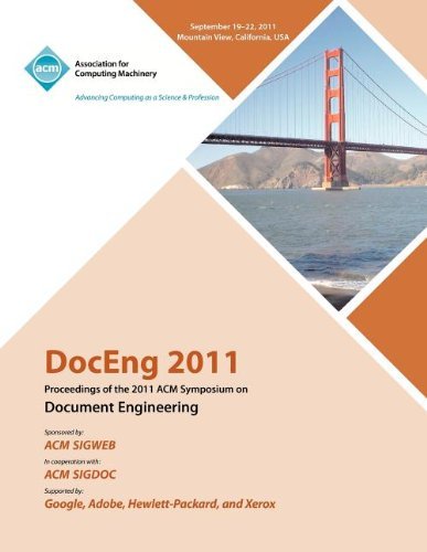 Cover for Doceng 11 Conference Committee · DocEng 2011 Proceedings of the 2011 ACM Symposium on Document Engineering (Paperback Book) (2012)
