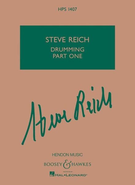 Cover for Steve Reich · Drumming (Paperback Book) (2013)